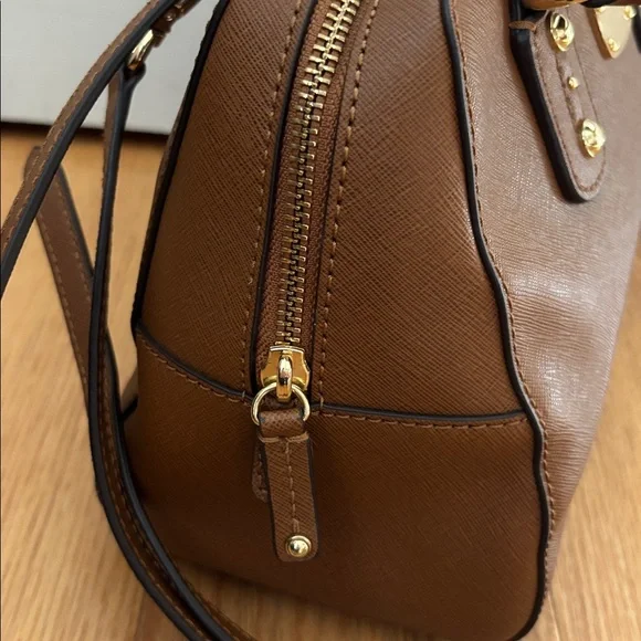 Michael Kors Sandrine Satchel Crossbody Strap Bag Saffiano Leather - Picture 10 of 15